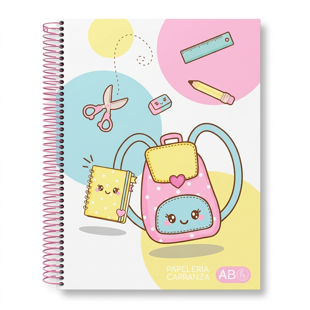 CUADERNOS C/ ESPIRAL 27 X 21 ” UTILES ” RY A4 100 HOJAS ABC