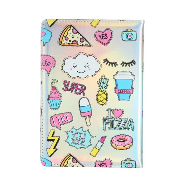 CUADERNOS PREMIUM 15 X 21 ”HOLOGRAFICO PANDA” A5 80 Hojas