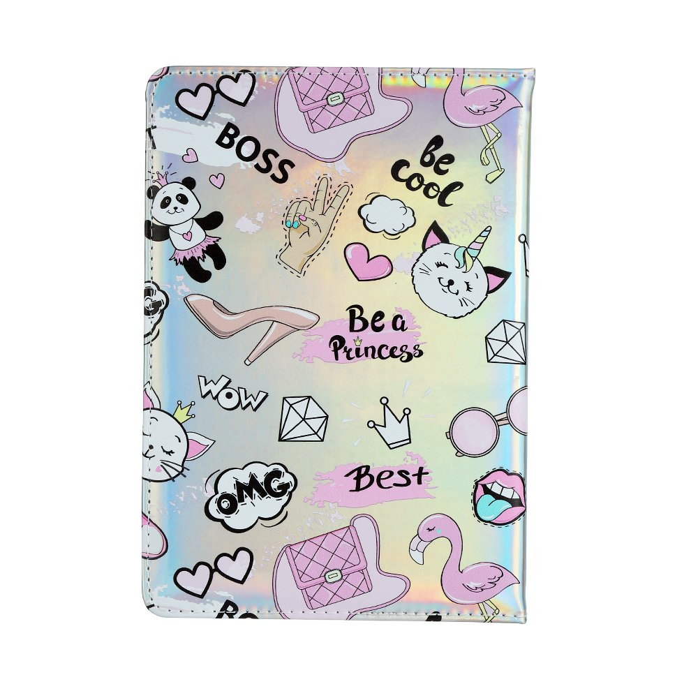 CUADERNOS PREMIUM 15 X 21 ”HOLOGRAFICO PANDA” A5 80 Hojas