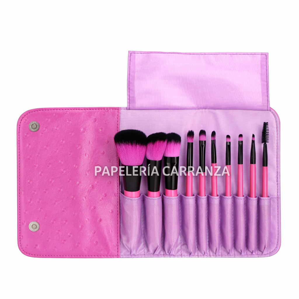 ESTUCHE DE BROCHAS * Cheaper Better x10 unidades * MAQUILLAJE