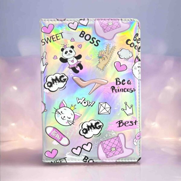 CUADERNOS PREMIUM 15 X 21 ”HOLOGRAFICO PANDA” A5 80 Hojas