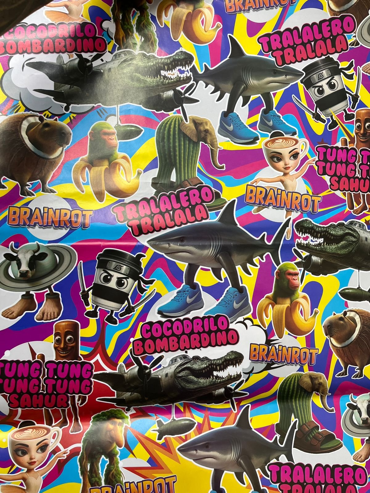 Papeles de Forrar Fantasía *BRAINROT* TRALALERO