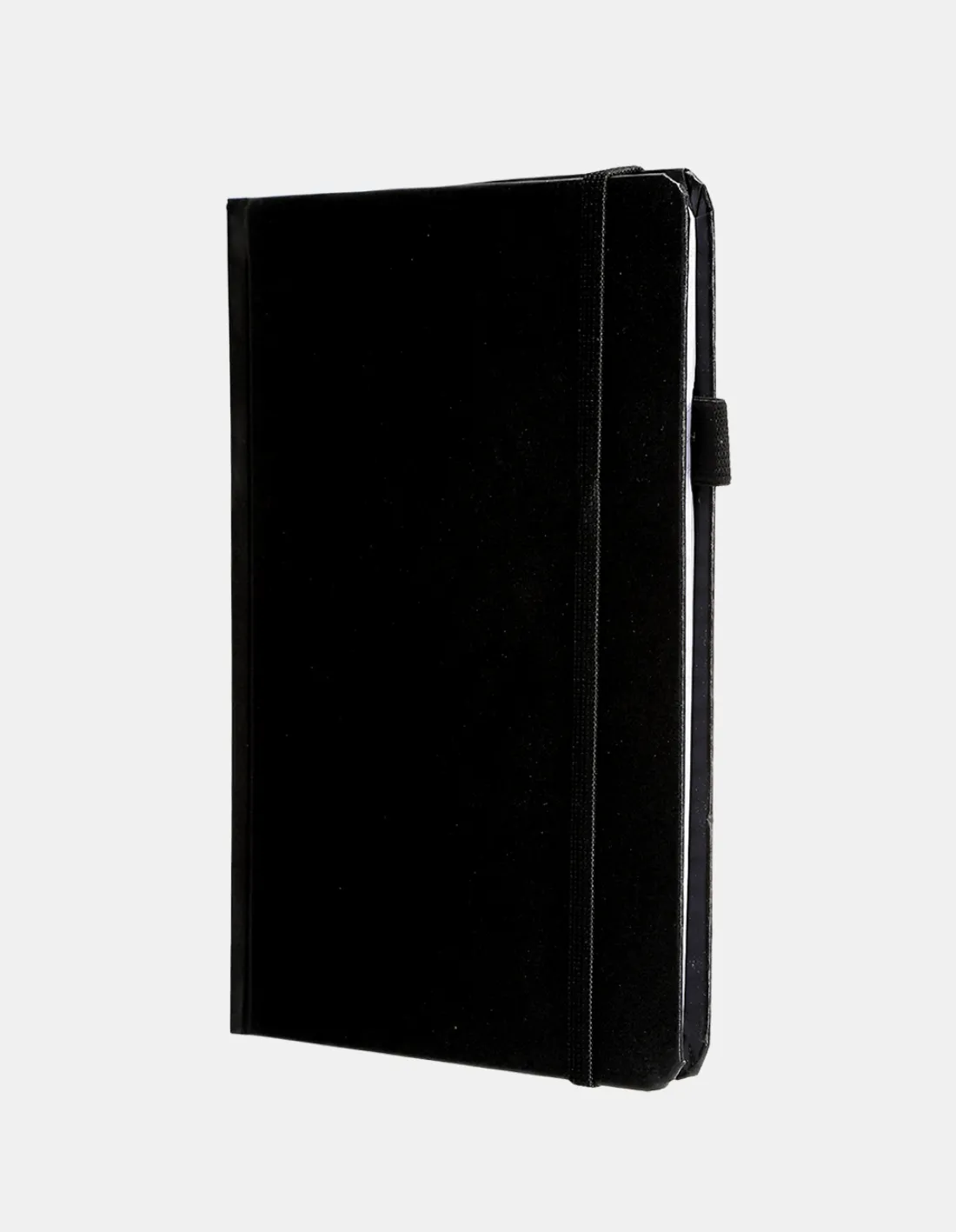 Libretas A6 "Negra De BolsilloC/ Elastico" 10 x 14 Tapa Dura Rayadas 80H