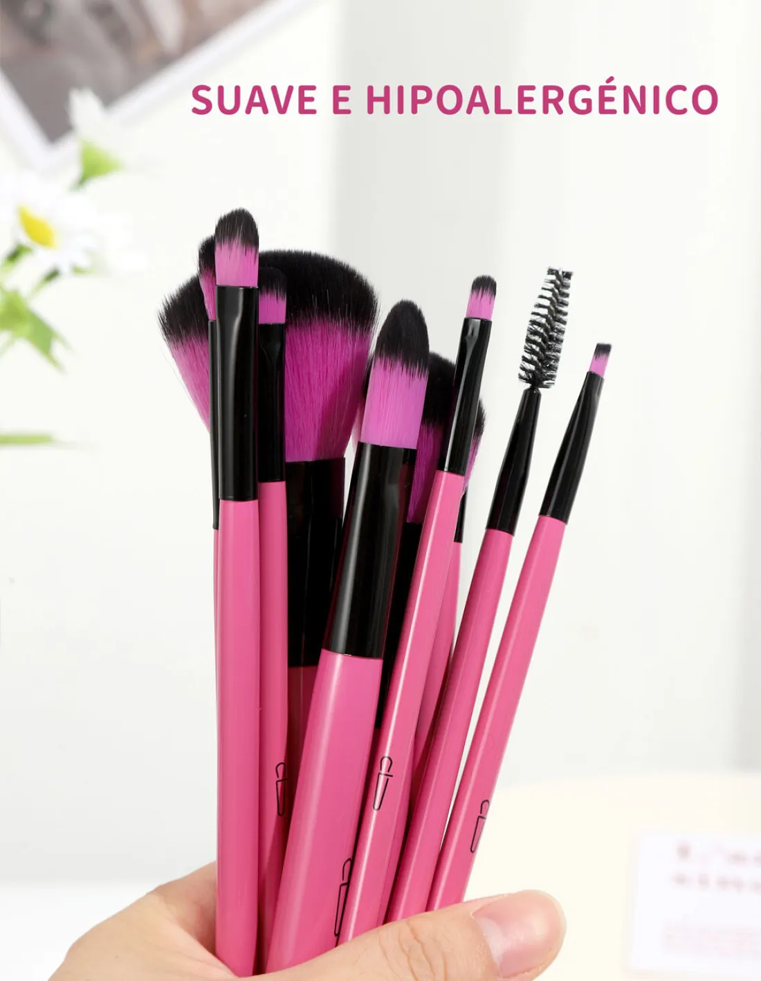 ESTUCHE DE BROCHAS * Cheaper Better x10 unidades * MAQUILLAJE