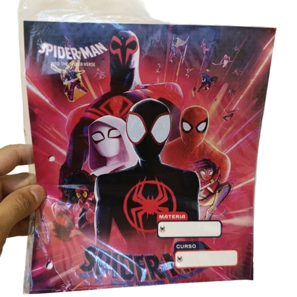 Separadores de Materias " SPIDERMAN " Tamaño Escolar (Fantasia)
