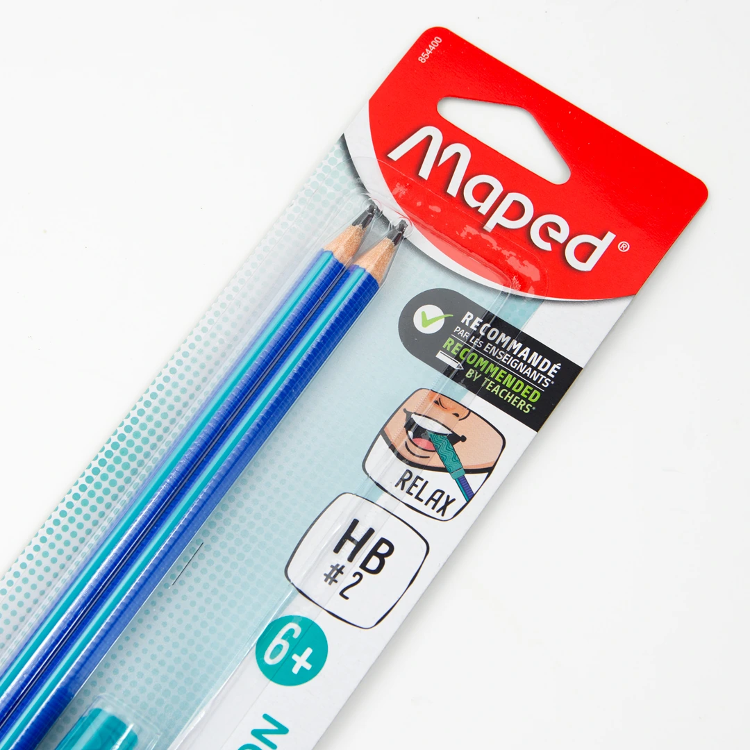 Kit MAPED CONCENTRACION * LAPIZ GRAFITO HB x 2  * Kidy Learn Concentration