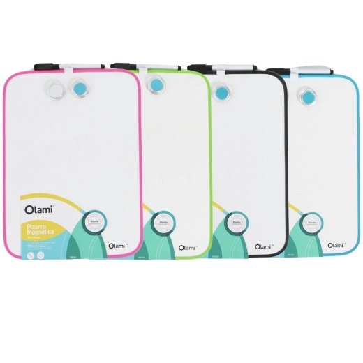 Pizarra Blanca * De Mano * OLAMI Magnética 22 x 30 + 2 Imanes