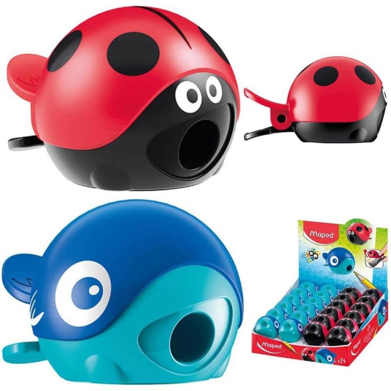 Sacapunta Maped " EASY (Ballenita) " Con Deposito CROC CROC