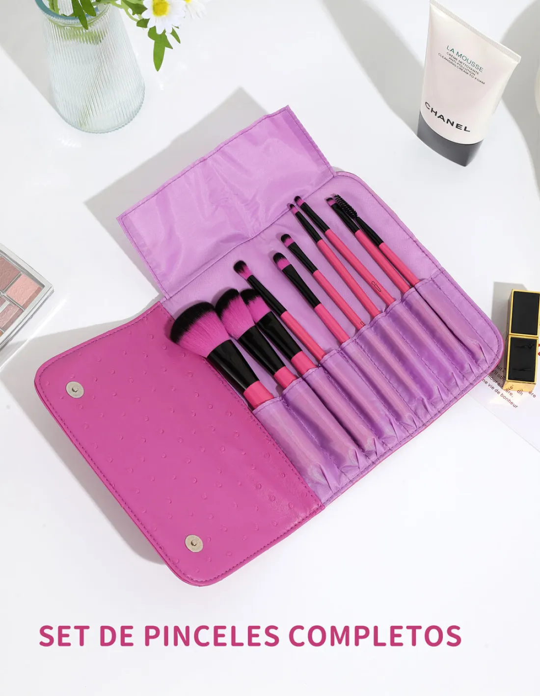 ESTUCHE DE BROCHAS * Cheaper Better x10 unidades * MAQUILLAJE