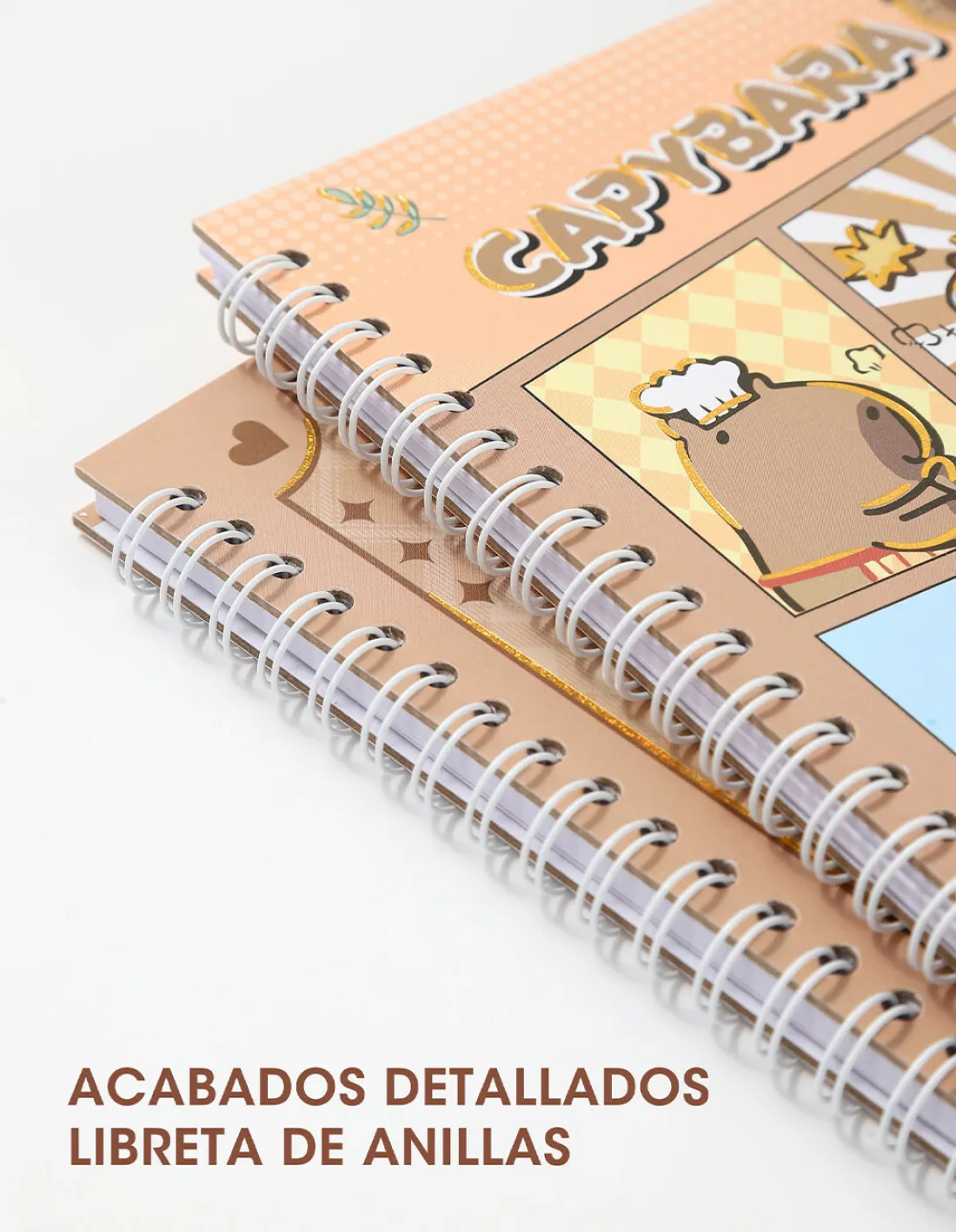 Diario Intimo A5 "Capybara" c/ Candadito Tapa Dura Reforzado