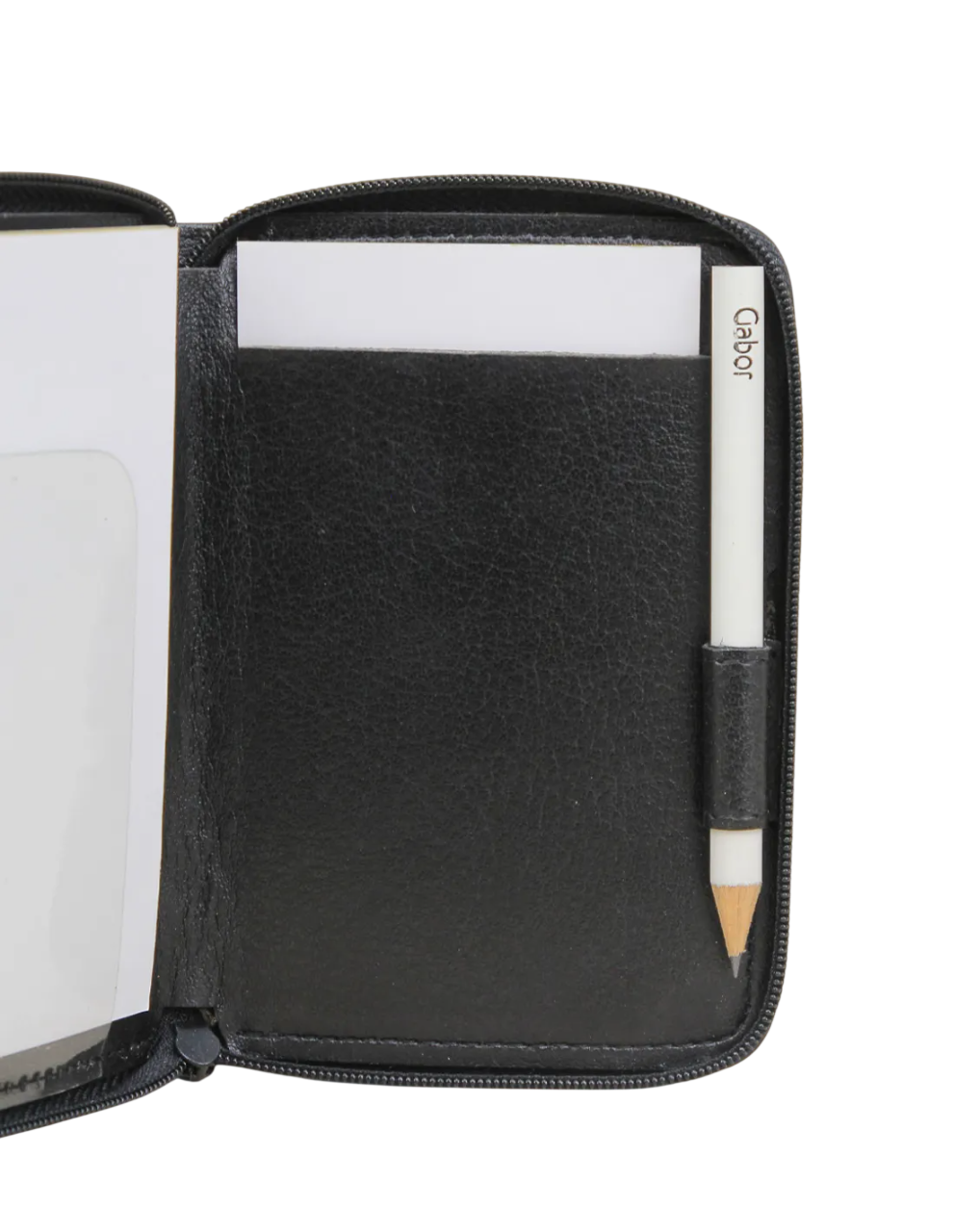 Anotador de Cuerina con Estuche y Cierre - GABOR - + Lapiz y Hojas