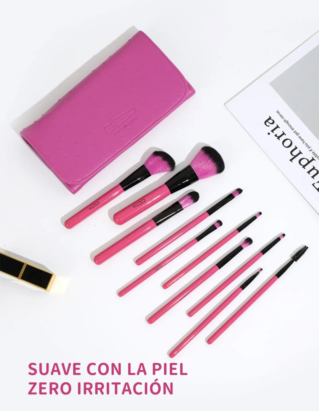 ESTUCHE DE BROCHAS * Cheaper Better x10 unidades * MAQUILLAJE