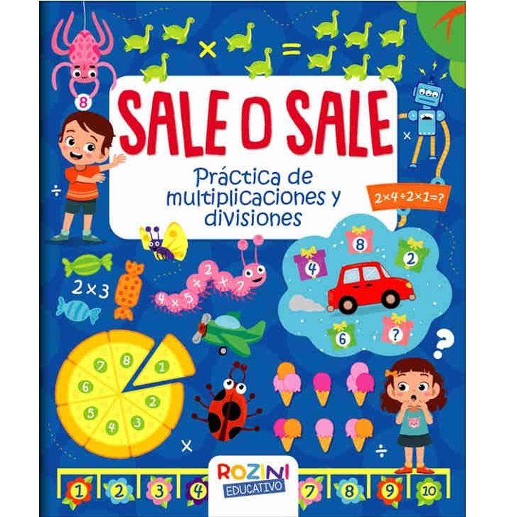 Librito Rozini SALE O SALE " practica de MULTIPICACIONES Y DIVISIONES " Educativo 19x23