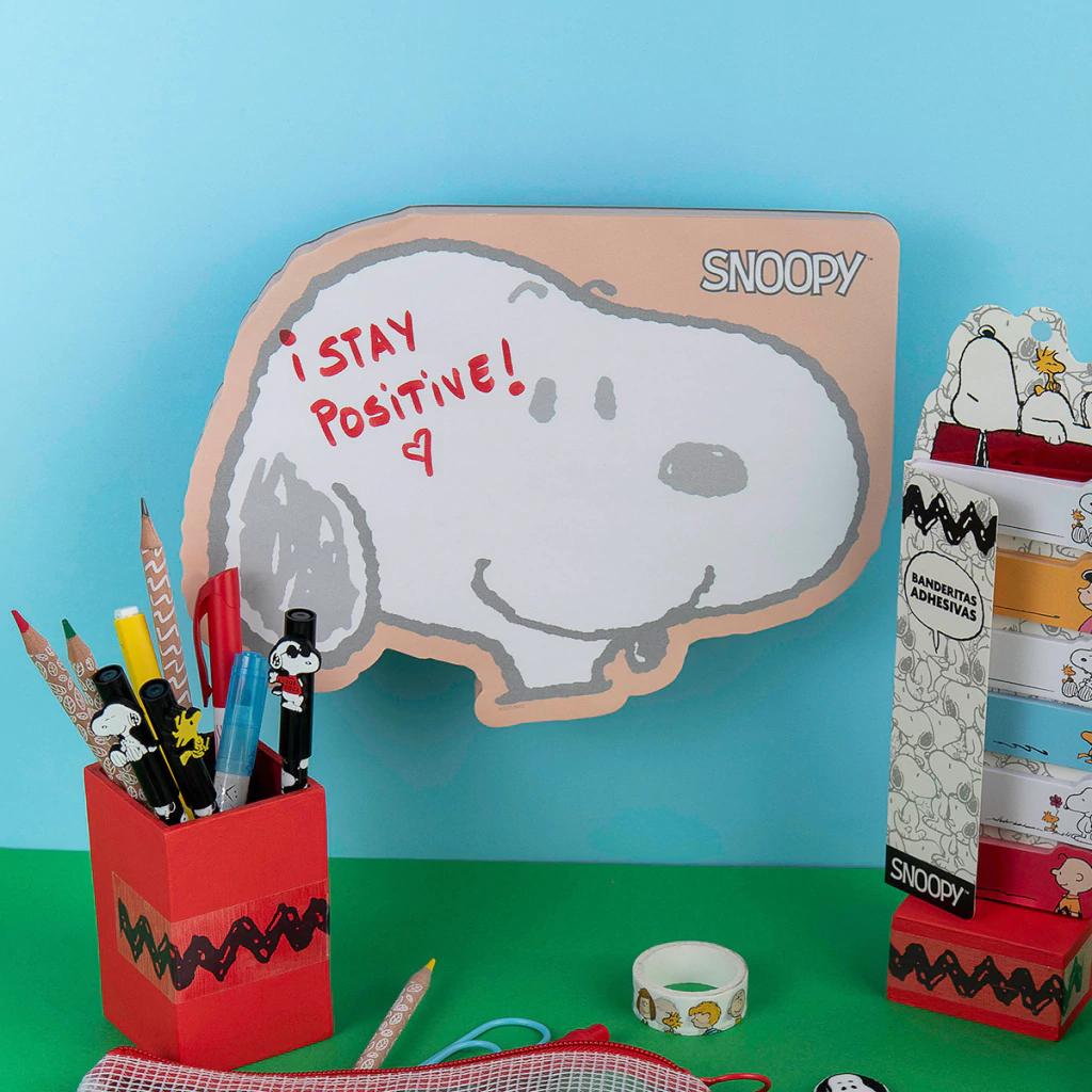 Notepad Planner "Snoopy" Con Iman (Tipo Anotador)