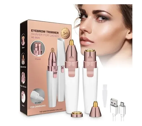 DEPILADORA ELECTRICA * FACIAL, Y CORPORAL * BLAWLESS 2 EN 1 (Puntas Intercambiables)