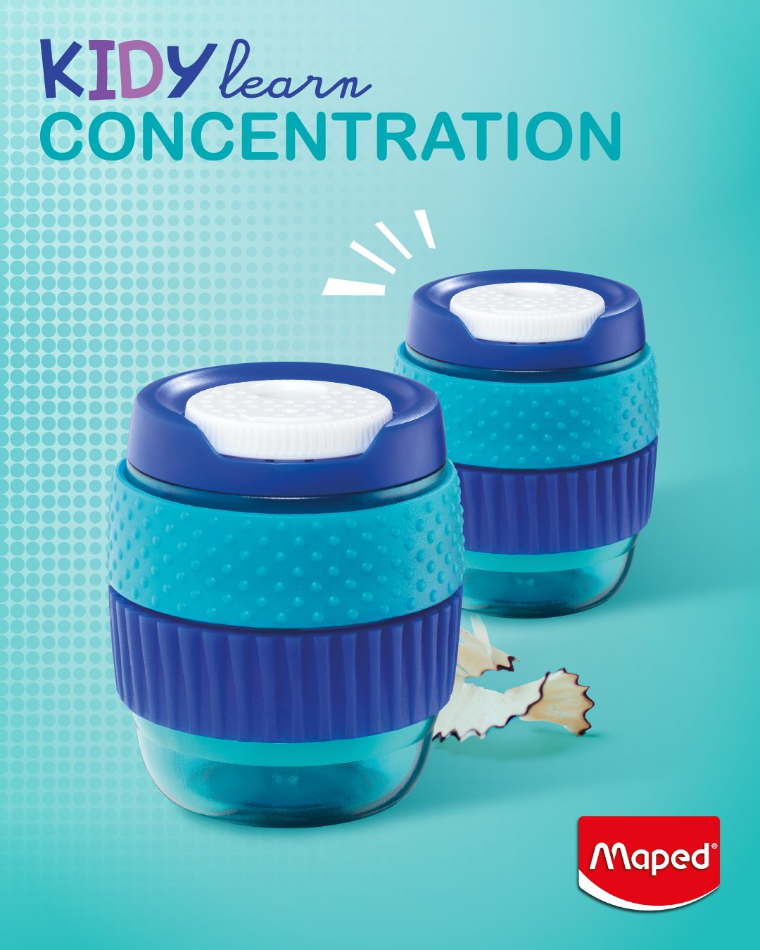 Sacapunta MAPED " KIDY Learn Concentration "  Con Deposito