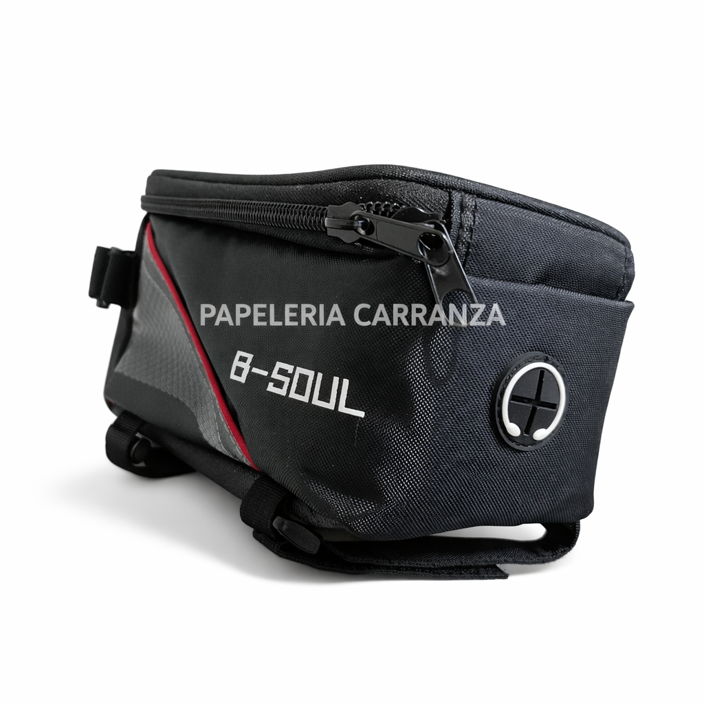 BOLSO SOPORTES PARA CELULAR * B-SOUL * PARA MOTOVEHICULOS / BICICLETA 6.5" - IMPERMEABLE - SEGURO- VISOR- UBER