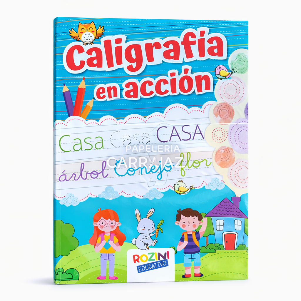 Libro Rozini " Caligrafía en acción " Educativo 28x22