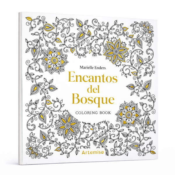 LIBROS DE MANDALAS " ENCANTOS DEL BOSQUE " ARTEMISA 64 PAGINAS 23X24