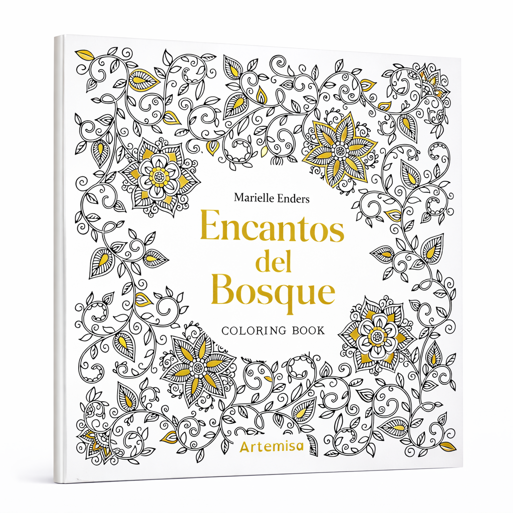 LIBROS DE MANDALAS " ENCANTOS DEL BOSQUE " ARTEMISA 64 PAGINAS 23X24