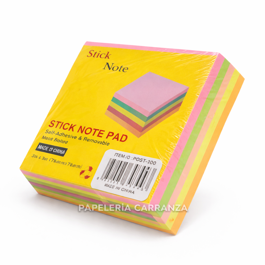 Notas Adhesivas STICK NOTES * NEÒN * 300 HOJAS