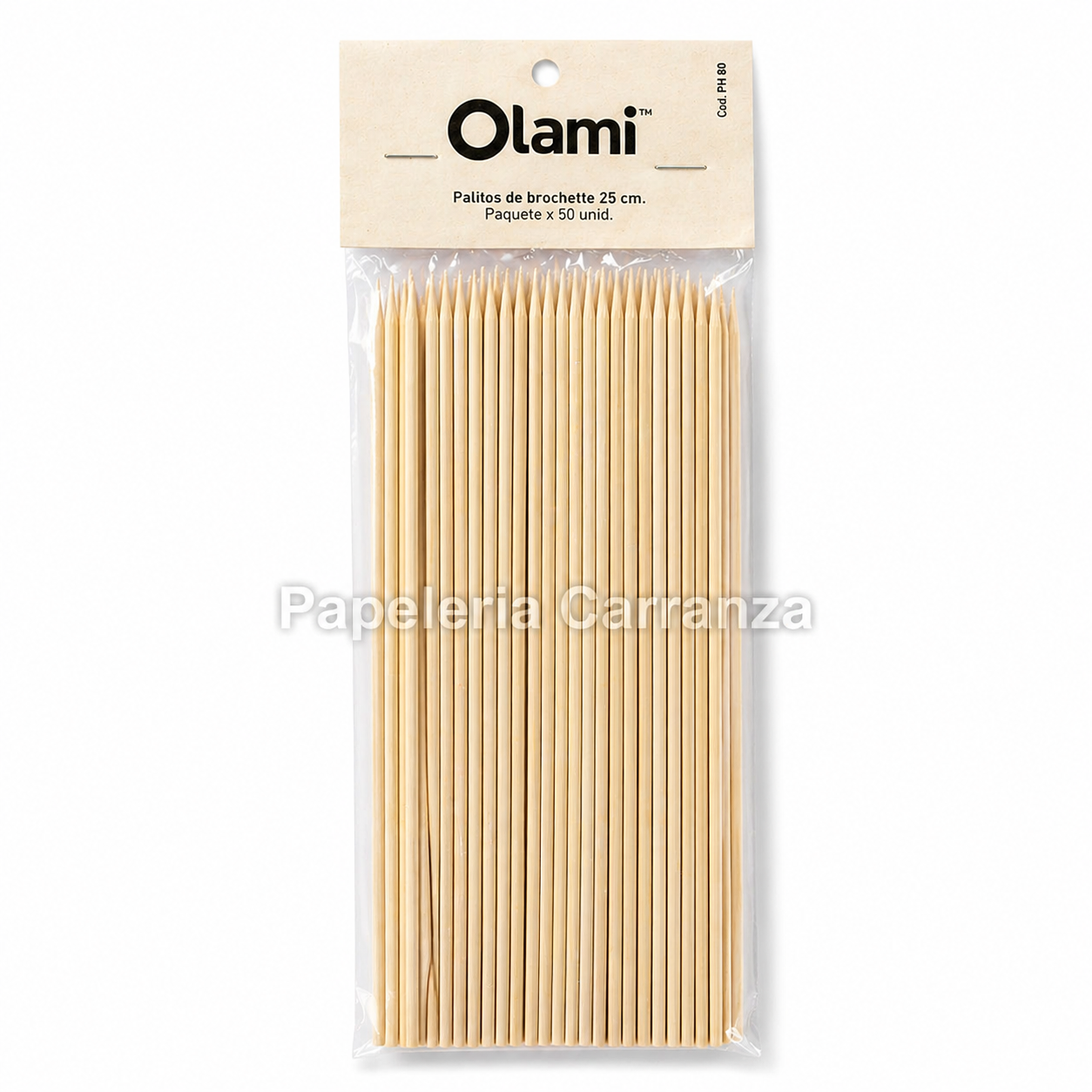 Palitos de Brochet " OLAMI Largos " x 50 unidades (25cm)
