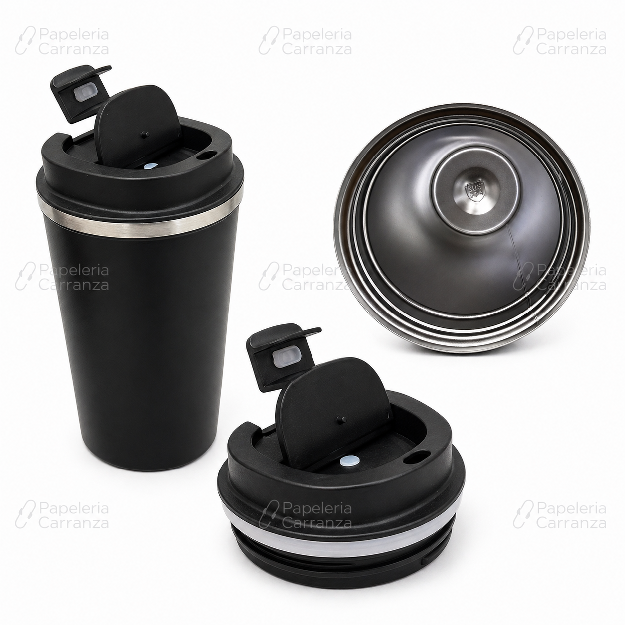 VASO TERMICO "COFFEE 500 Ml " PREMIUM - ACERO INOXIDABLE (DOBLE CAPA) HERMETICO