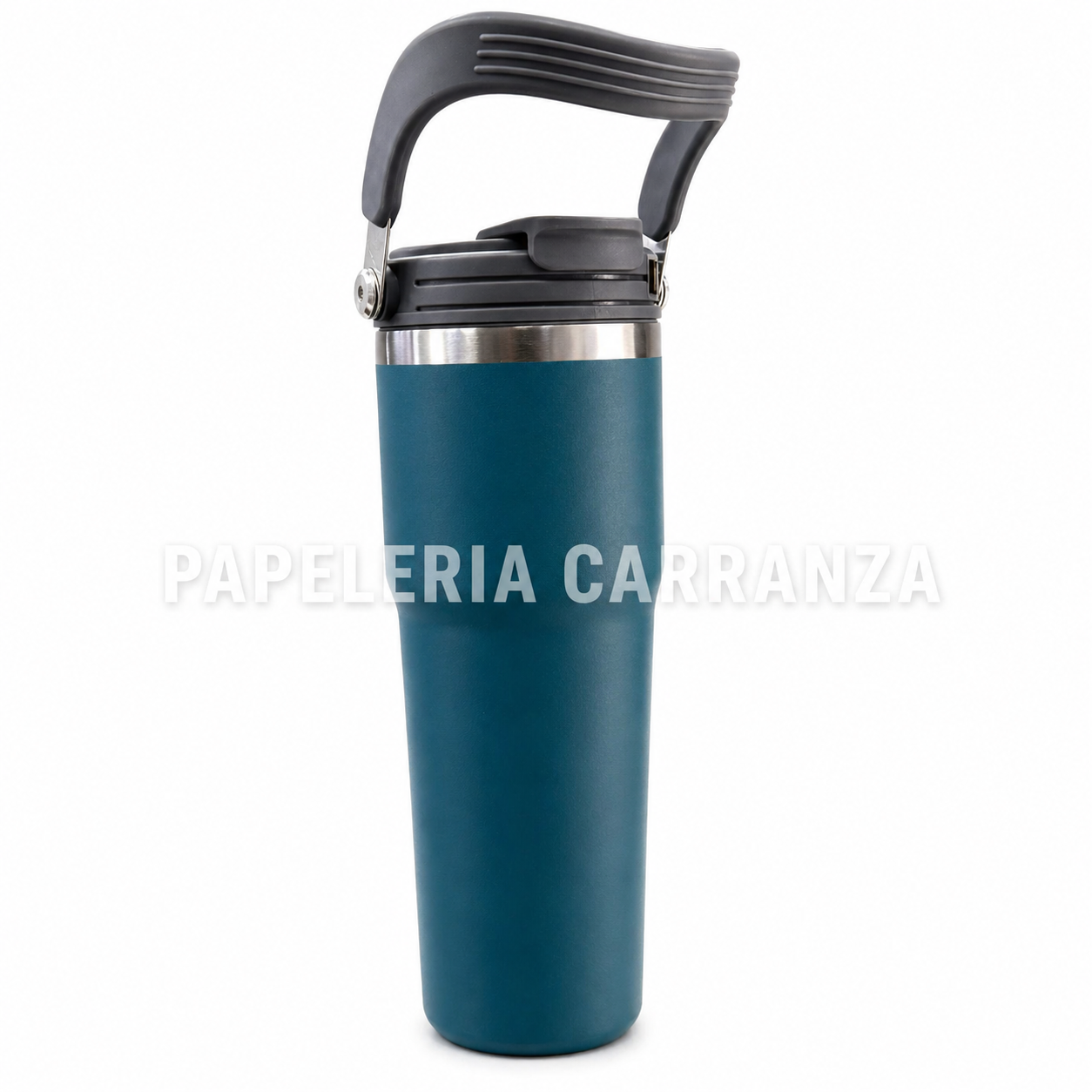Vasos Térmicos Acero Inoxidable "MUSTANG 900 ML C/ MANIJA" Doble capa // 2 EN 1 (PICO + TOMA DIRECTO)