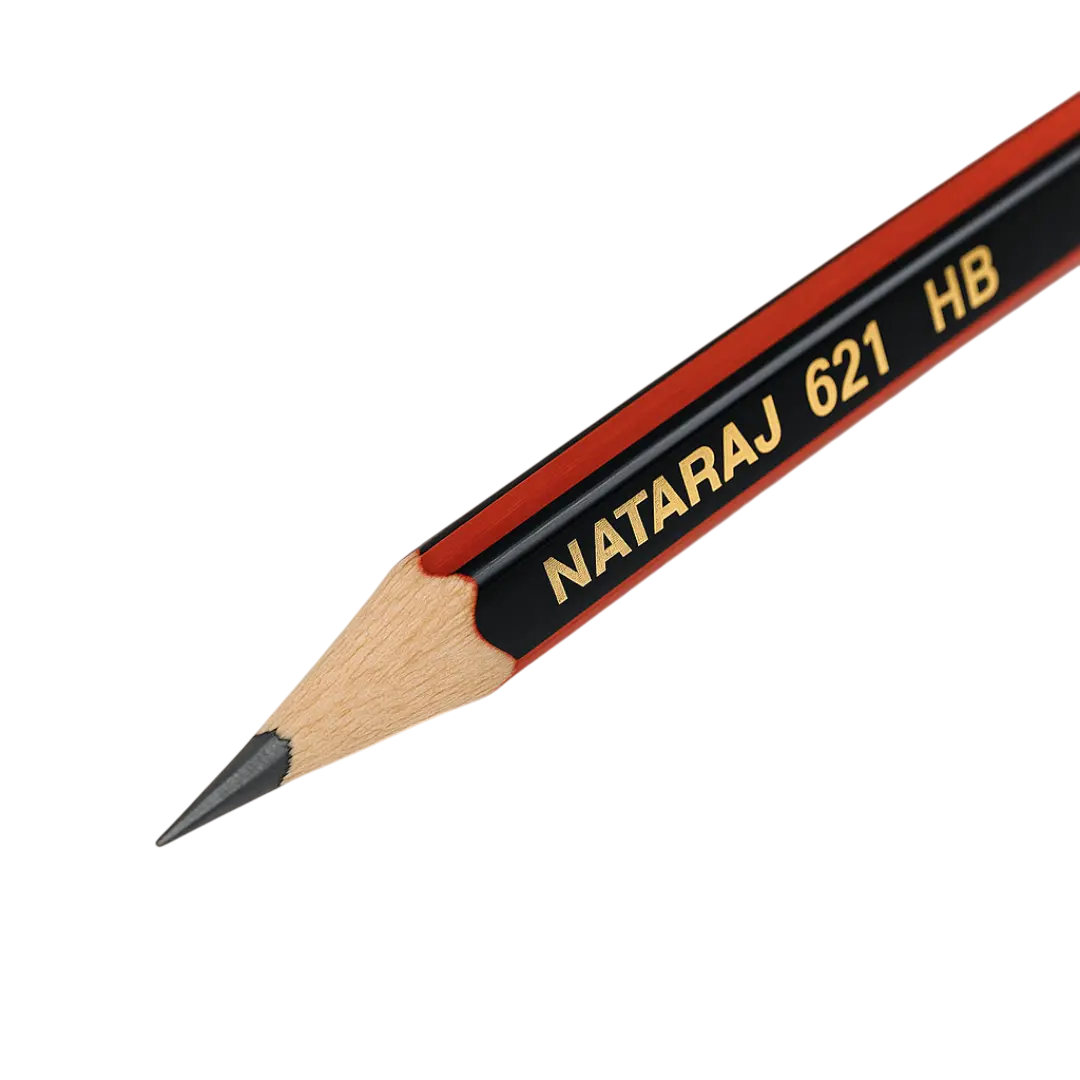 KIT Lapiz Negro "NATARAJ" Grafito // CAJA X 12 // + Borrador + Sacapuntas