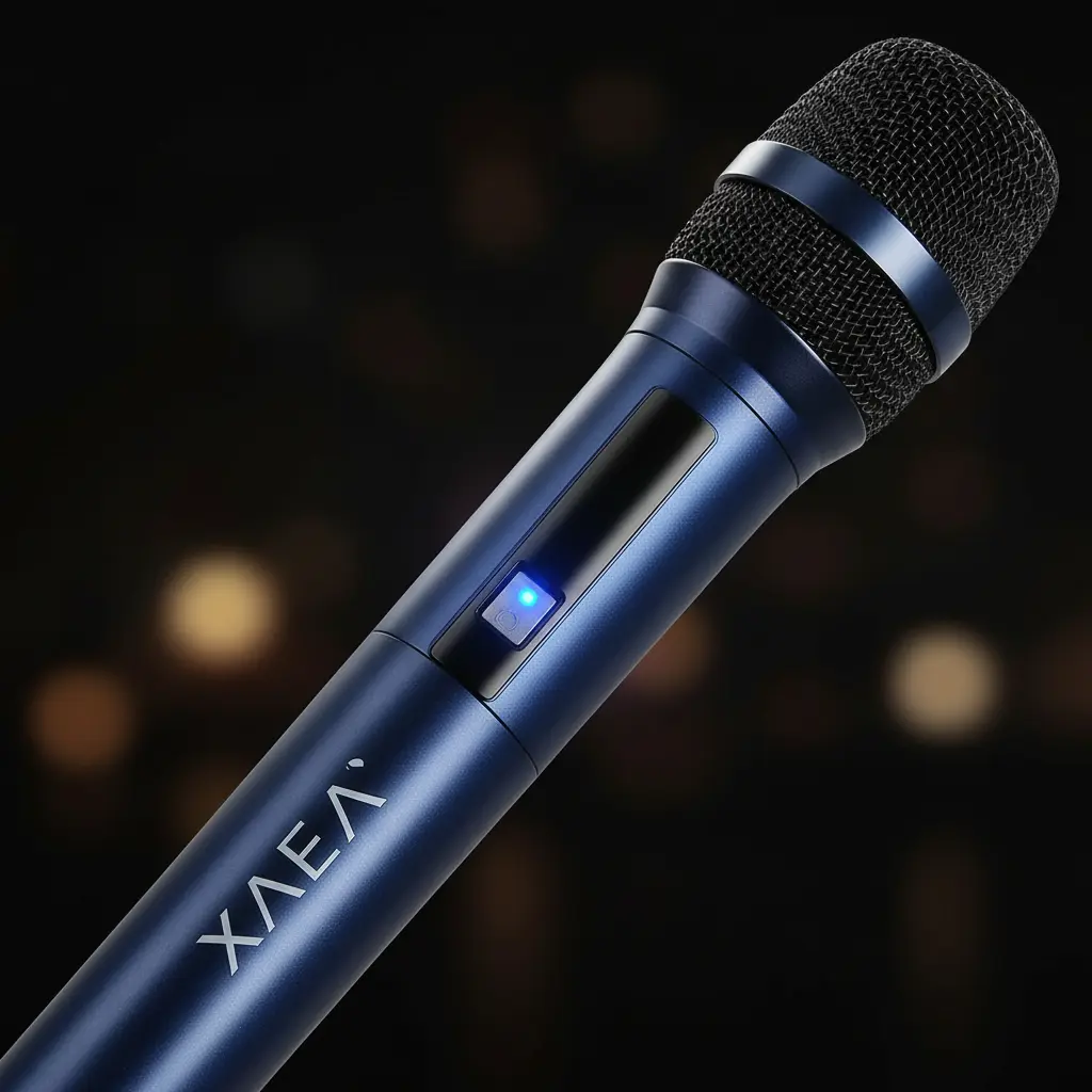 Micrófono INALAMBRICO - XAEA DUAL - Karaoke // KIT x 2 MICROFONOS (35 metros de alcance)