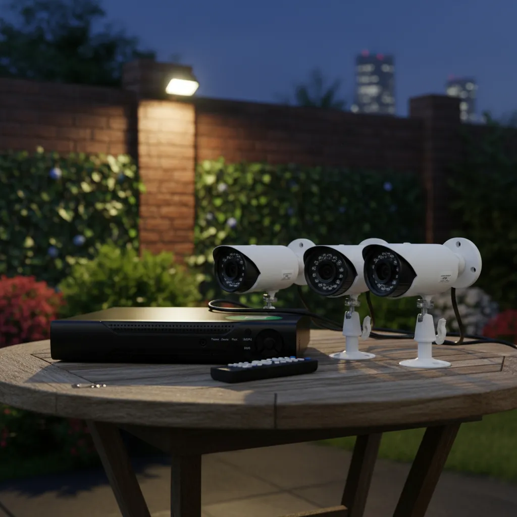 KIT Camaras de Seguridad * DVR + 4 CAMARAS + CABLES + FUENTES * (INTERIOR - EXTERIOR) VISION NOCTURNA Cctv HDMI