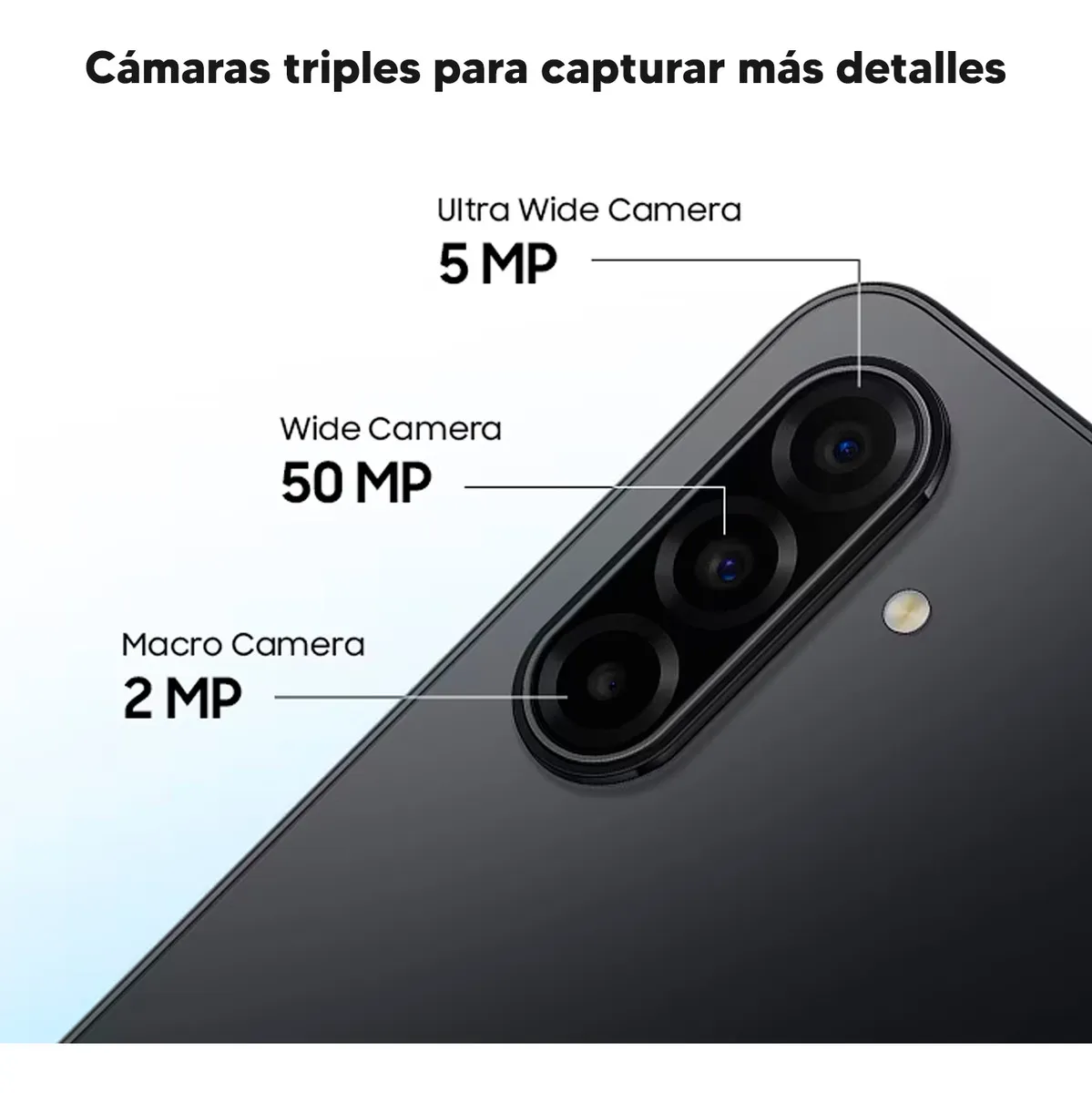SAMSUNG - A17 NEGRO 50 Mpx (camara Triple) - 128GB ALMACENAMIENTO- 4GB RAM Liberado // GARANTIA 3 Meses //