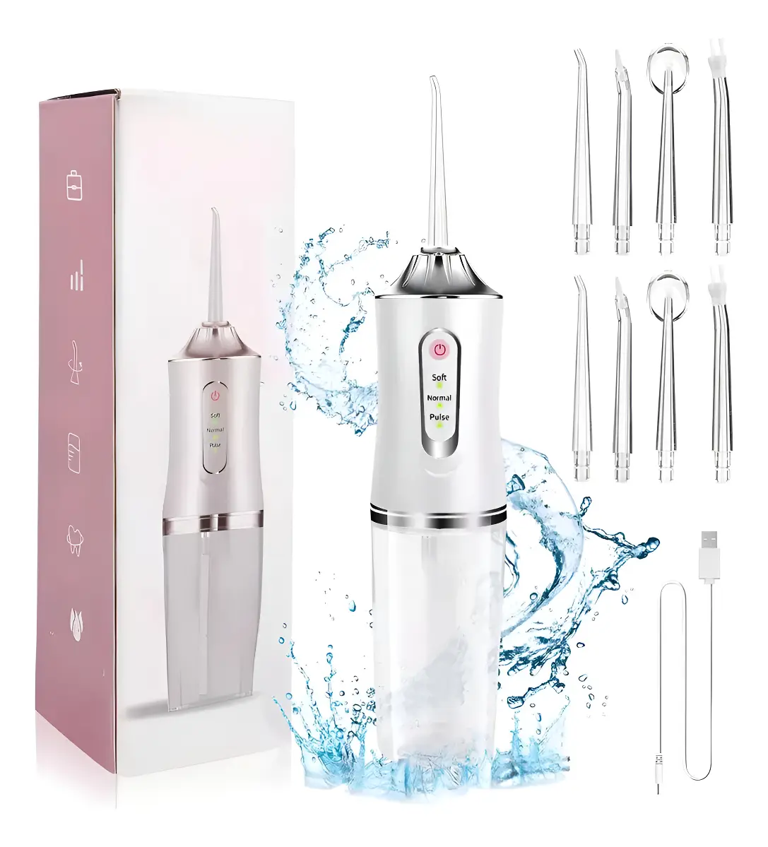 Irrigador Bucal Dental Usb Recargable Limpieza Dental Salud