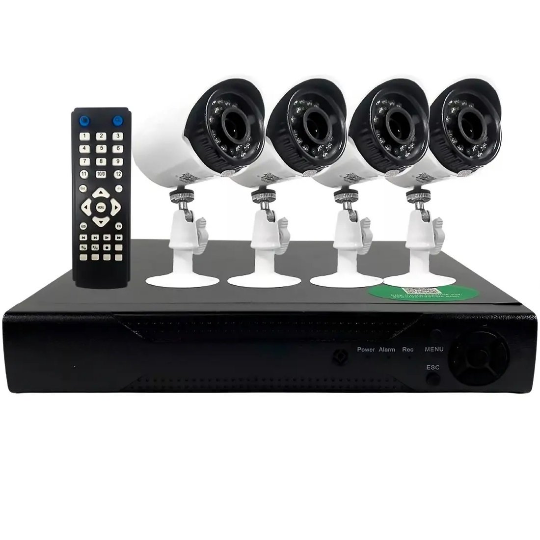 KIT Camaras de Seguridad * DVR + 4 CAMARAS + CABLES + FUENTES * (INTERIOR - EXTERIOR) VISION NOCTURNA Cctv HDMI