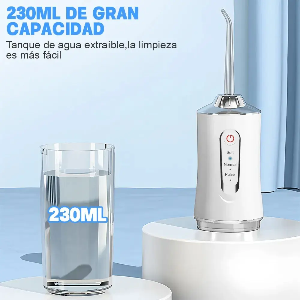 Irrigador Bucal Dental Usb Recargable Limpieza Dental Salud
