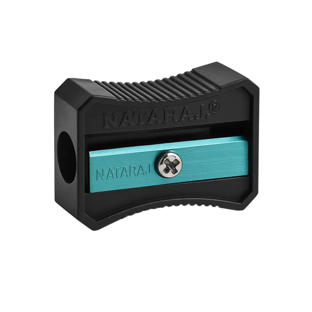 KIT Lapiz Negro "NATARAJ" Grafito // CAJA X 12 // + Borrador + Sacapuntas