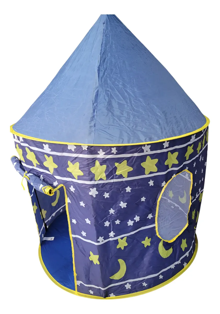 Carpa Infantil - Castillo Azul - Plegable 1.35 x 1.05 (Grande)