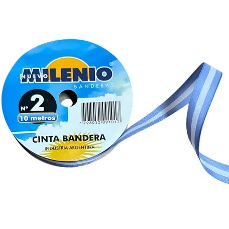 Cinta Patria Argentina * N° 2 * x Rollo 10 Metros