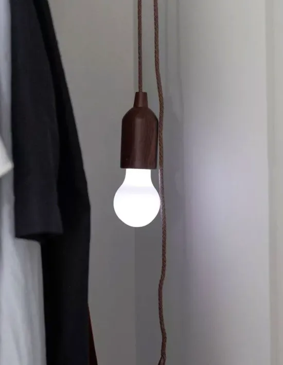 Focos Led con Interruptor cordón para Colgar (lleva Piilas)