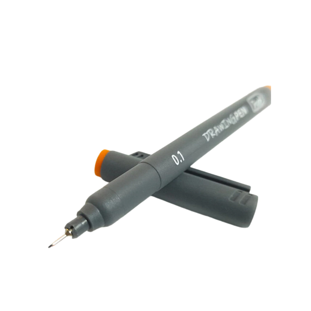 Estilógrafos Graduados TRABI Negro DRAWING PEN Blister x 10 GRAFOS (Excelente Calidad)