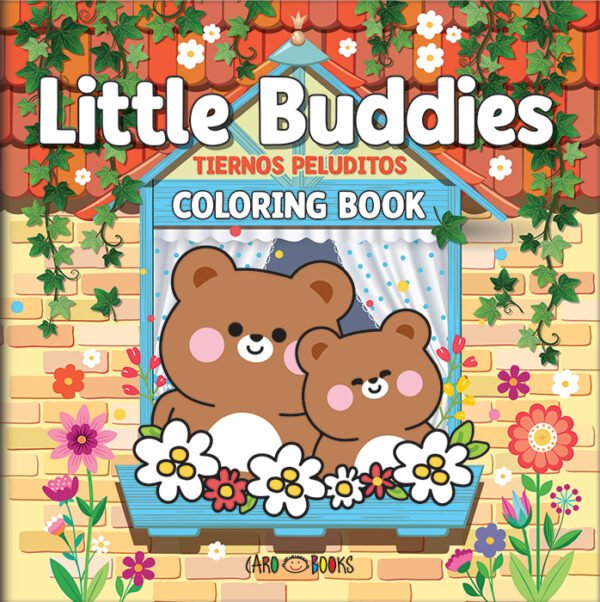 LIBROS PARA COLOREAR * LITTLE BUDDIES TIERNOS PELUDITOS * 48 PAGINAS 23X23 - ARTEMISA - (Hoja Gruesa)