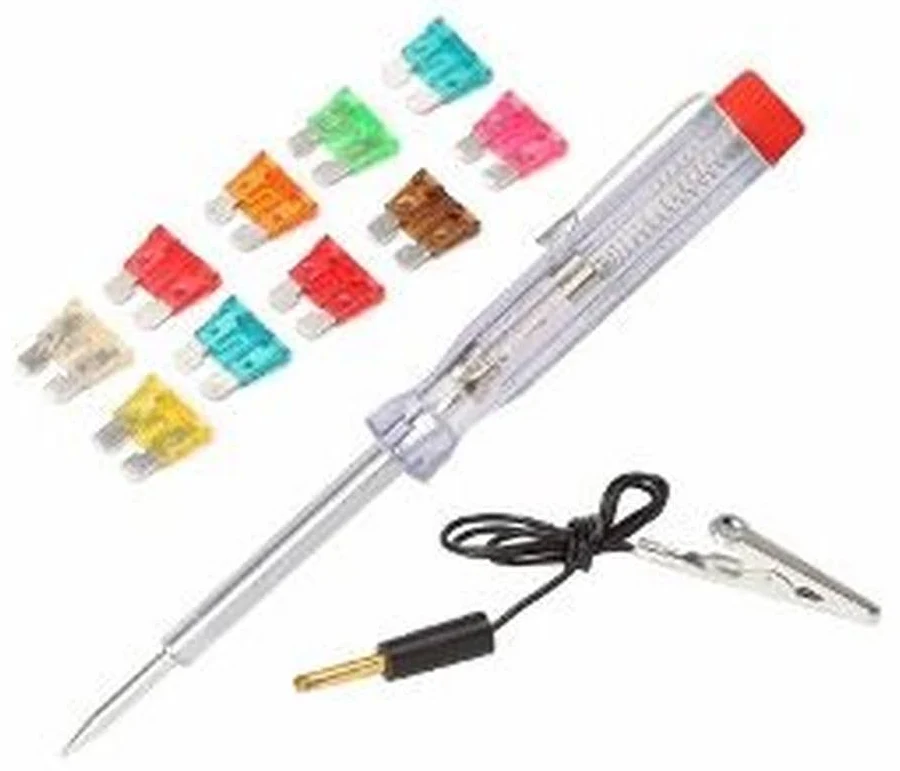 Kit de fusibles para coche 10 piezas con probador