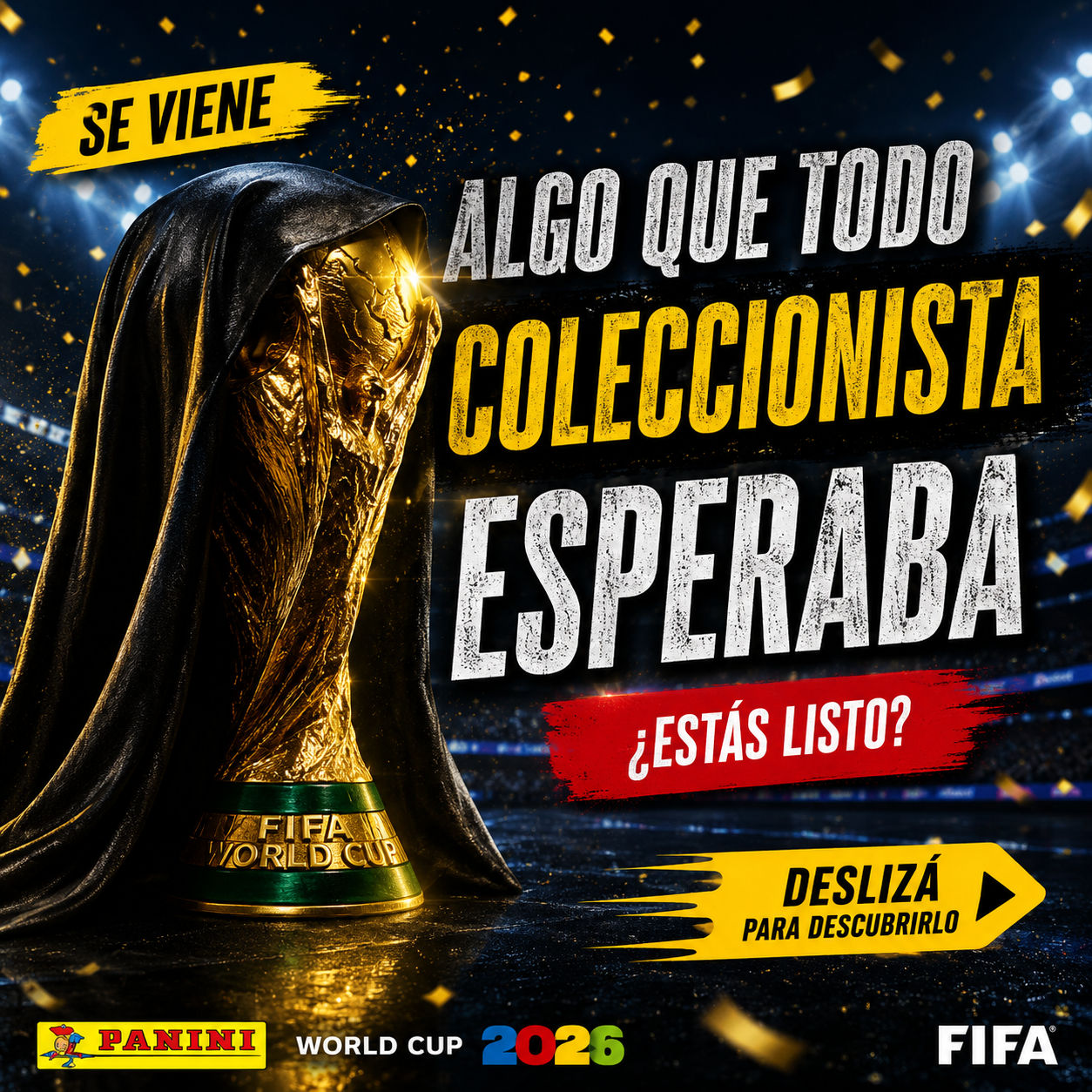 ALBUM OFICIAL PANINI MUNDIAL 2026 FIFA PANINI FLEXIBLE ORIGINAL // LEER DESCRIPCION //