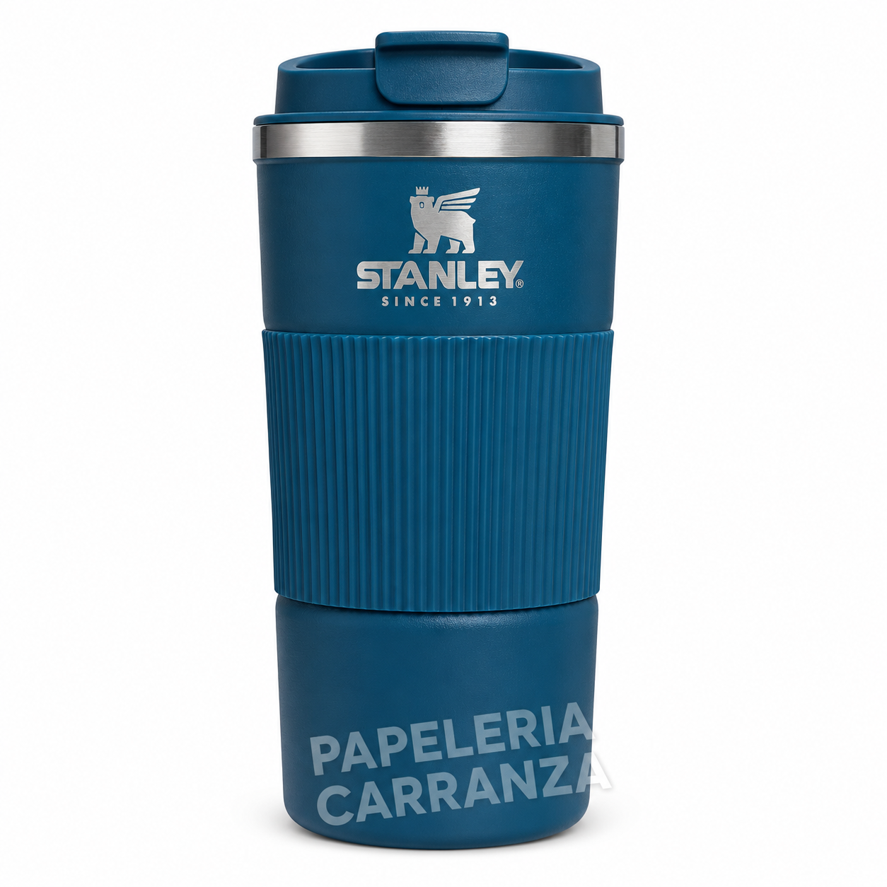 VASO TERMICO "STANLEY COFFEE 500 Ml " CON GRIP DE AGARRE SILICONADO PREMIUM - ACERO INOXIDABLE (DOBLE CAPA) HERMETICO