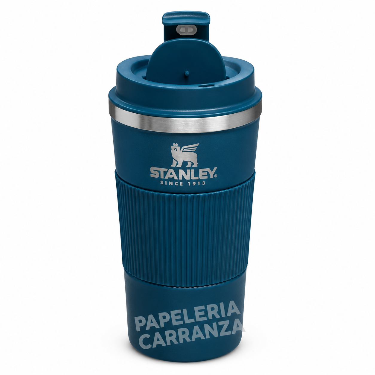 VASO TERMICO "STANLEY COFFEE 500 Ml " CON GRIP DE AGARRE SILICONADO PREMIUM - ACERO INOXIDABLE (DOBLE CAPA) HERMETICO