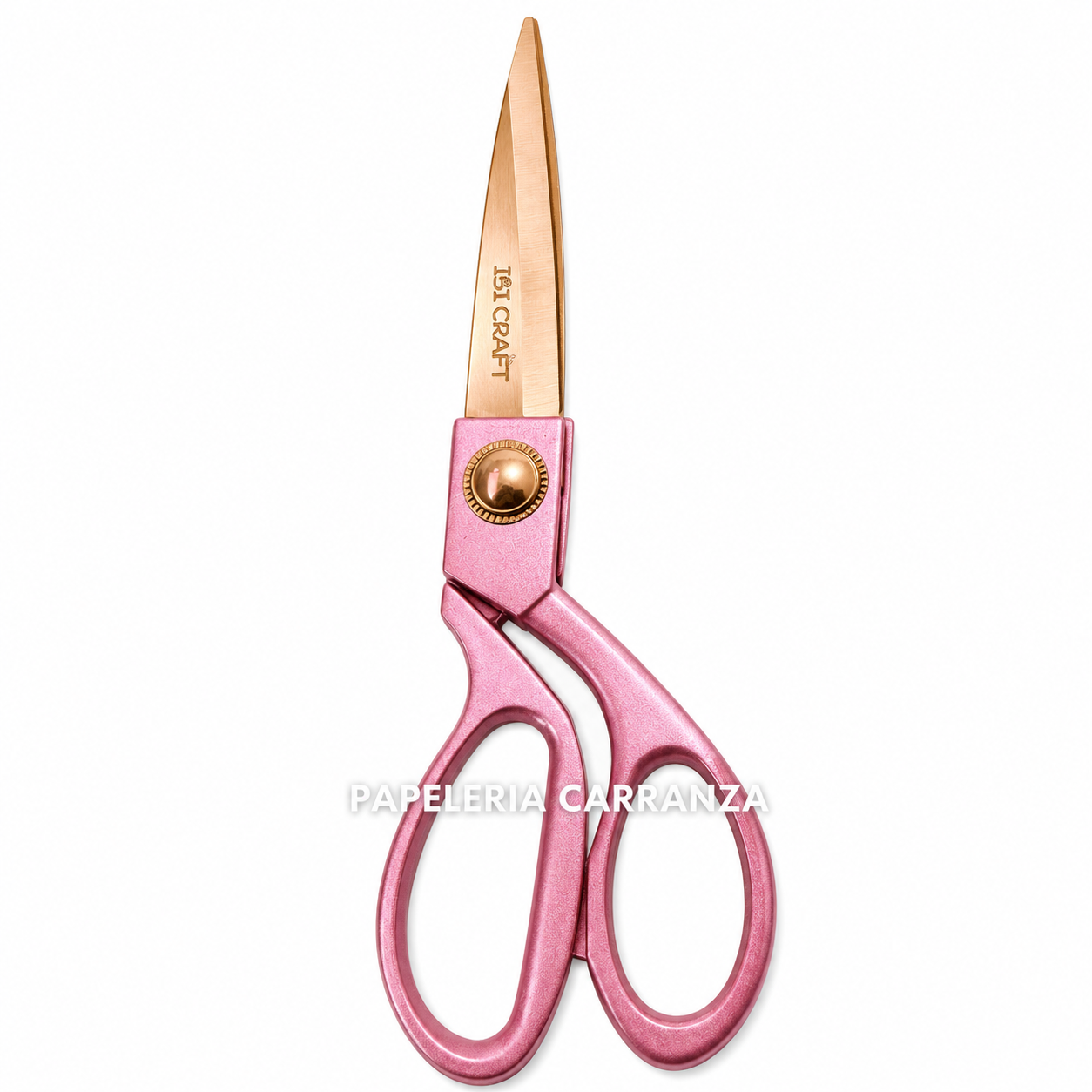 TIJERAS SASTRE IBI CRAFT "PROFESIONAL ZINC" VINTAGE ROSA - 19.5CM COSTURA Y MANUALIDADES