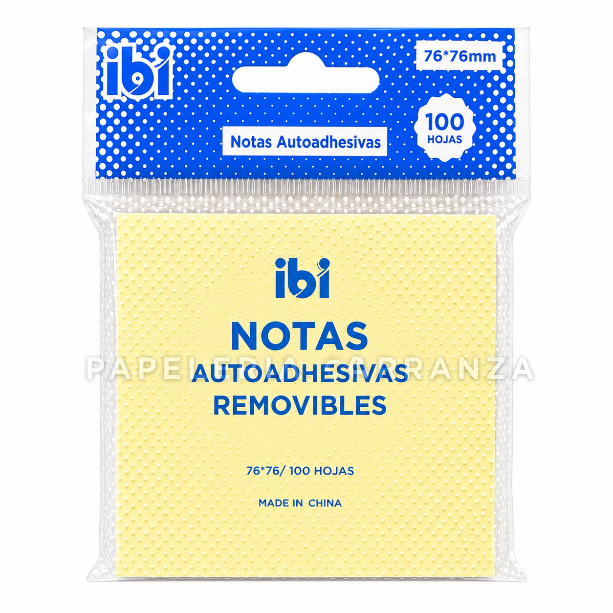 Notas Adhesivas IBI CRAFT " Amarillo Pastel " 75 x 75