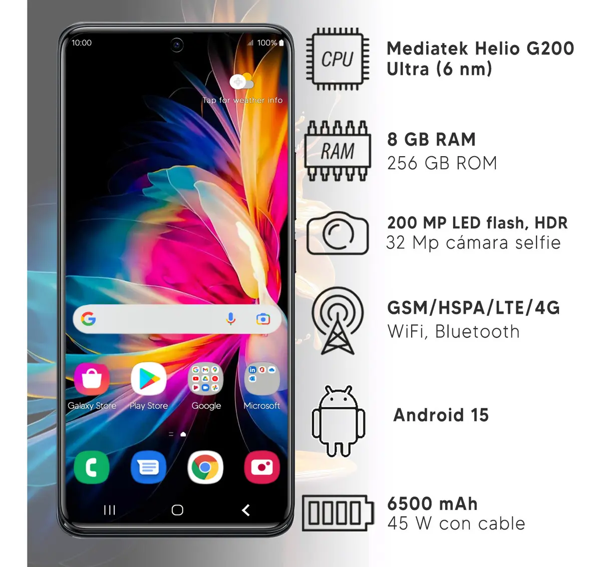 XIAOMI - REDMI NOTE 15 PRO NEGRO 200 MEGA PIXELES - 256GB ALM 8Gb RAM - Liberado // GARANTIA 3 Meses //