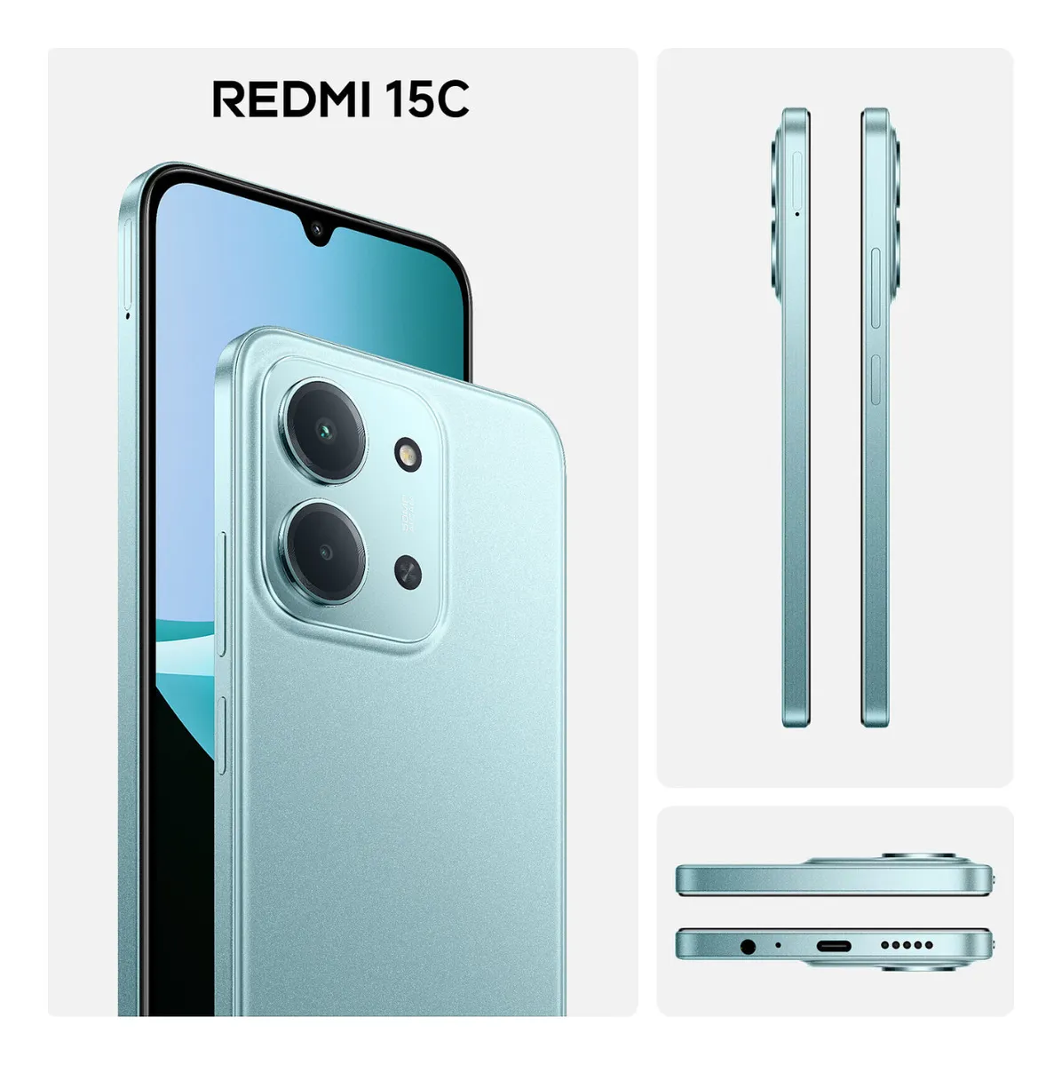 XIAOMI - REDMI 15C MINT GREEN - 128GB Liberado // GARANTIA 3 Meses //
