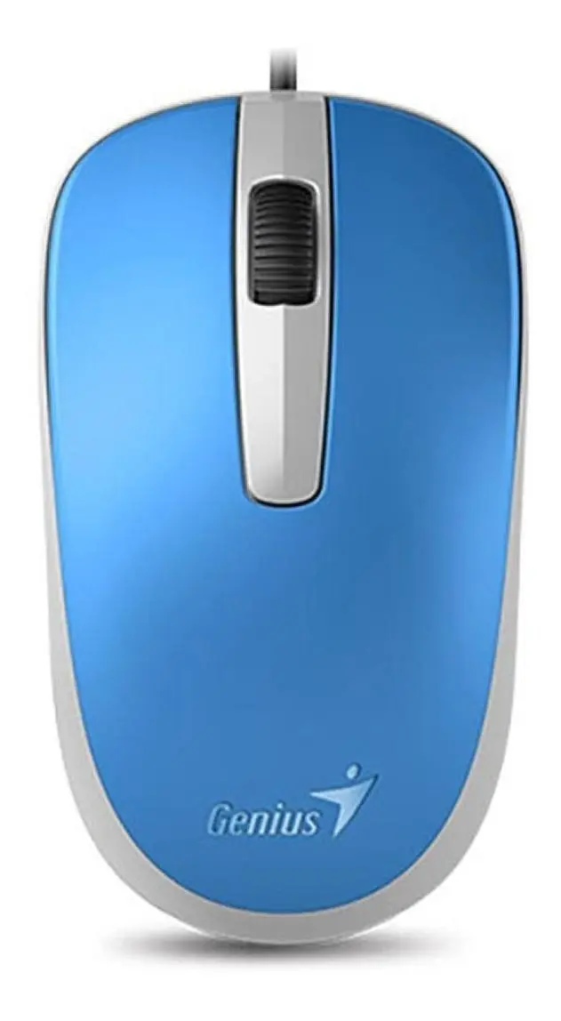Mouse GENIUS * DX-110 CELESTE * (Con Kble USB)
